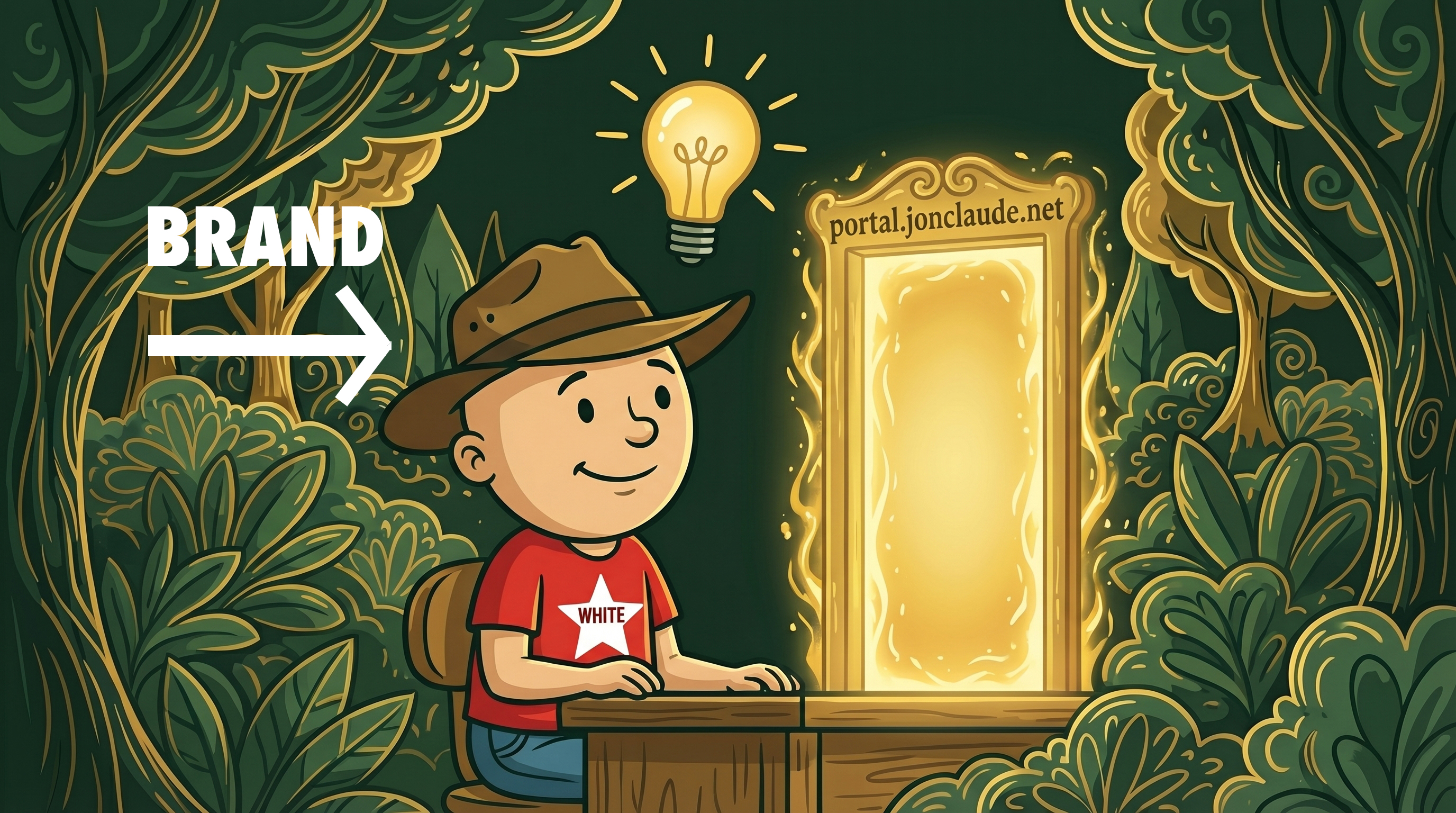 Close-up of JC having a eureka moment